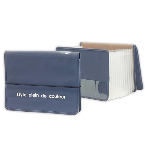 [style plein de couleur] Wot@C y A4 13|Pbg hLgt@C z 戵t@C t@CP[X i ő啝25cm ރP[X j ސ ^ iL/u[jCj