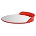 SHINTPNG 24 Inch Safety Convex Mirrors, 2 Pack, Wide-Angle View, Red, Universal Mount, Outdoor & Vehicle Mirror