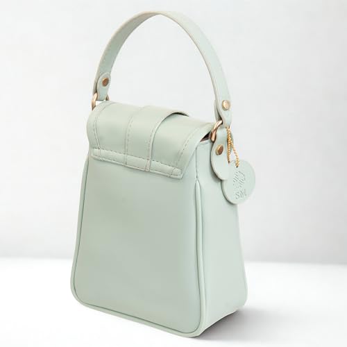 Image of SACCI MUCCI Women's Small Handbag /Cross-Body Phone Bag - Stylish PU Leather Mobile Purse with Adjustable Strap