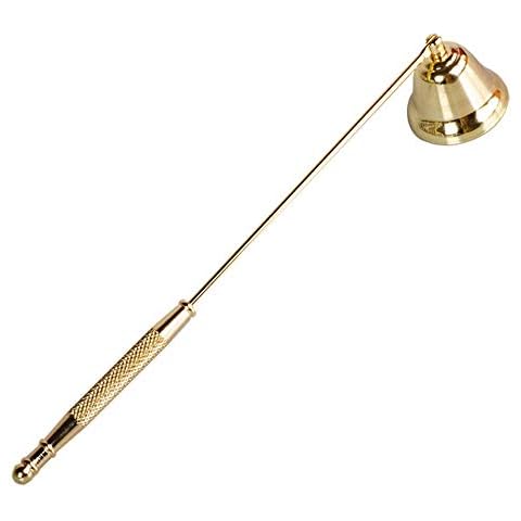 GAKA Candle Snuffer Accessory Gold for Putting Out Extinguish Candle Wicks Flame Cover