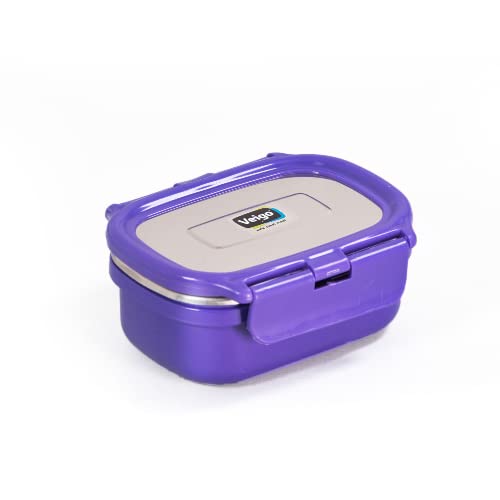 Veigo Microwave Safe Stainless Steel 180ml Lunch Box 1 Violet