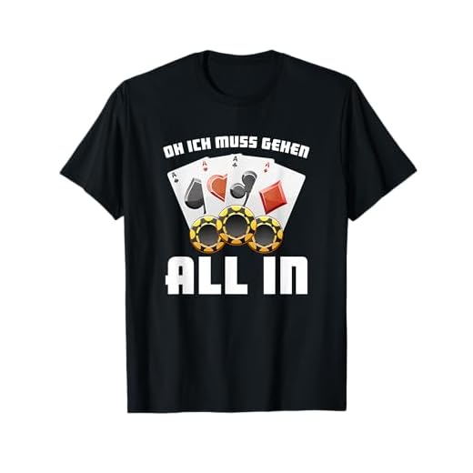 Poker Texas Holdem Geschenk - Pokerspieler T-Shirt