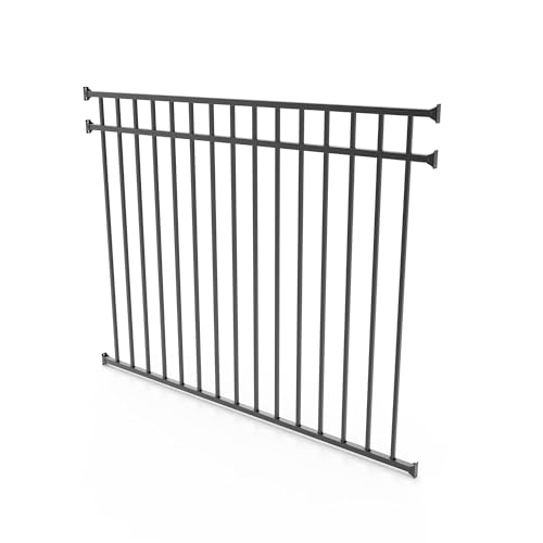 Deckorators 54 in. x 72 in. Aluminum Fence Kit,...