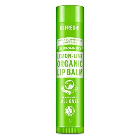 Dr Bronner's Organic Lemon & Lime Lip Balm Cover
