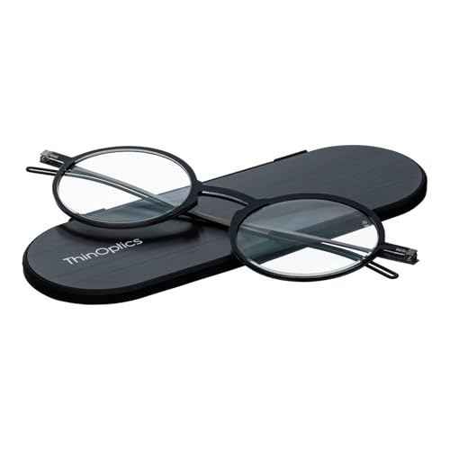 Lunettes de lecture ThinOptics Manhattan contre la fatigue visuelle avec étui Milano