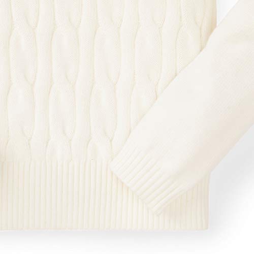 Image of Hope & Henry Girls Cable Front Pullover Sweater