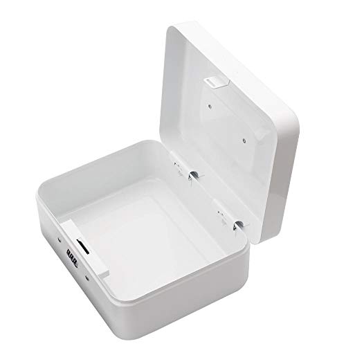 最安値 八番屋 スチール収納ボックス ミニ金庫 手提げ金庫 手提げ貯金