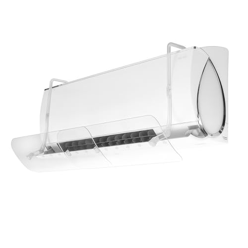 Catálogo para Comprar On-line Mini Aire Acondicionado los mejores 10. 47 Deflector de Aire Acondicionado Ajustable,Deflector Aire para Minisplit Transparente,Golpe Antidirecto,Ajuste 270°,Cubierta Protectora Deflector Aire Retráctil para el Hogar,Apto...