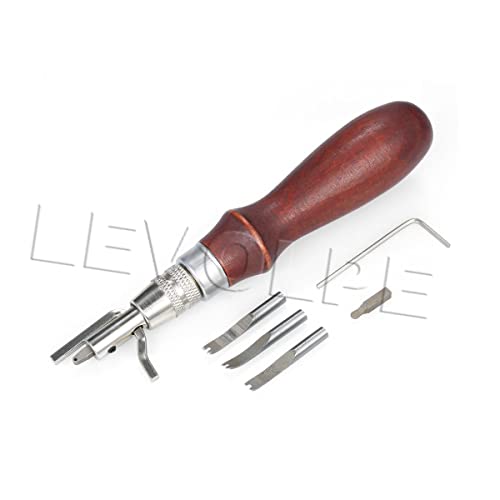 Groover Frisador Desquinador Para Couro Carteira Bainha 7x1