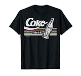 Coca-Cola Retro Rainbow Stripe Coke Graphic T-Shirt