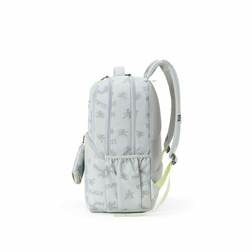 Image of American Tourister Uni-Teen | 32 Ltrs | 3 Compartments | Bottle Pocket | Ergonomic Padded Back Panel & Shoulder Straps | Secondary School Backpack | 1 Year International Warranty | Light Grey