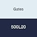 Gates 500L20 Micro-V Belt, L Section, 500L Size, 50" Length, 3-3/4" Width, 20 Rib