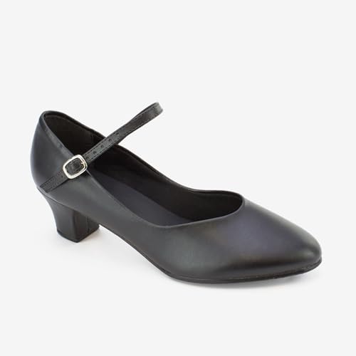 Celine Character Shoes, 1.5" Heel, Leather Sole, Dance Shoes for Women, Ballroom, Salsa, Tango - Celine CH503