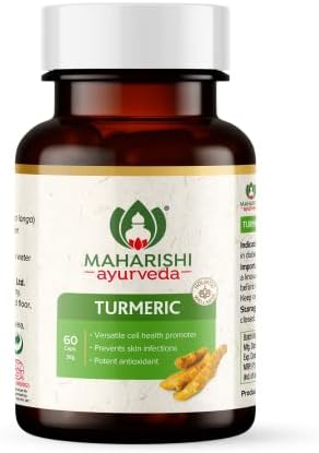 - OrganicTurmeric Capsules 500 MG |Boosts Immunity | Joint Support | Anti-Inflammatory | Supports Skin Health | 60 Capsules