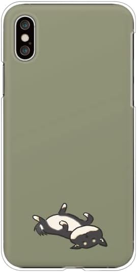 Amazon Co Jp Iphonexs Iphonex アイフォン 対応スマホケース E カーキ 柴犬 黒柴 へそ天 ゆるかわ イラスト 可愛い 動物 くすみカラー Case66 家電 カメラ