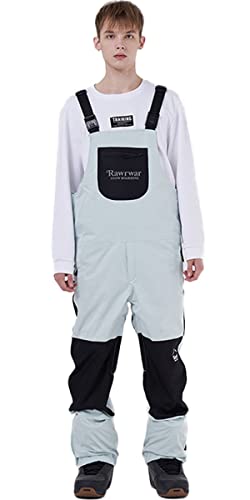 JELEUON Women Men Snow Bibs Pant One Piece Adjustable Waterproof and Windproof Ski Pant Snowboard Overallsfor Snow Sports