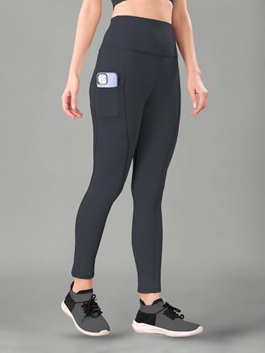 Image of Women High Rise Gym Wear Tights Stretchable Yoga Pants Fitness Leggings Gym Pants Multipurpose Slim Fit Track Pant Workout Active Wear Lower