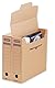 Elba Archivbox tric system, mit Verschlusslasche, aus Wellpappe in braun, 12 Stück