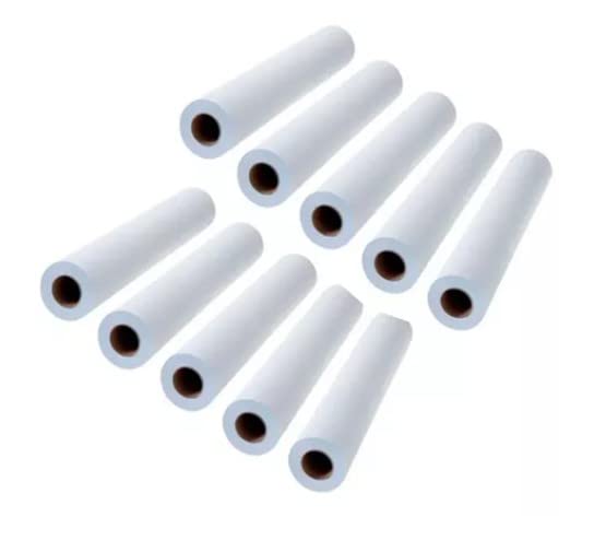 Lençol Descartável Papel Hospitalar Maca 50x50 pc 10 Rolos