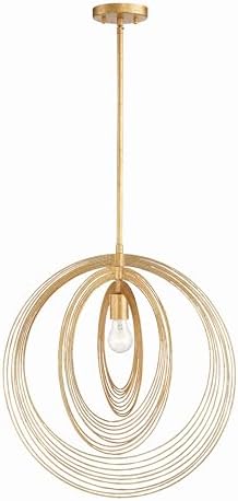 Crystorama Doral 1 Light Renaissance Gold Chandelier