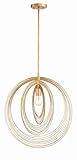 Crystorama Doral 1 Light Renaissance Gold Chandelier