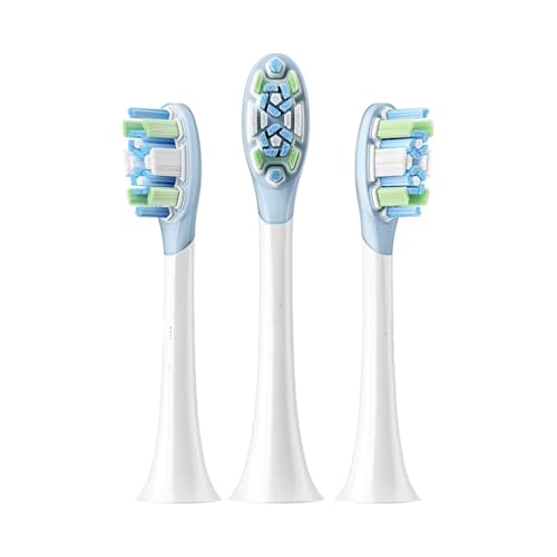 Xiaomi Mijia �d�����u���V �u���V�w�b�h 3/6�� �\�j�b�N�U���v�� 4�u���b�V���O���[�h IPX8�h���Ή�(3PCS Clean version)