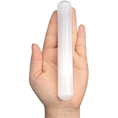 WISH WELL Selenite Crystal Wand – 6” Selenite Wand– Mined and Crafted in Morocco – Ideal for Cleansing and Recharging Healing Stones, Meditation, Reiki, Protection and Home Decor Cover