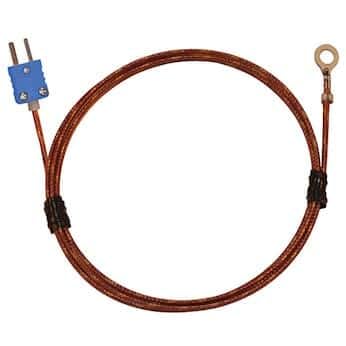 Sonde thermocouple Type T Digi-Sense câble fibre de verre 36" pour mesure de surface