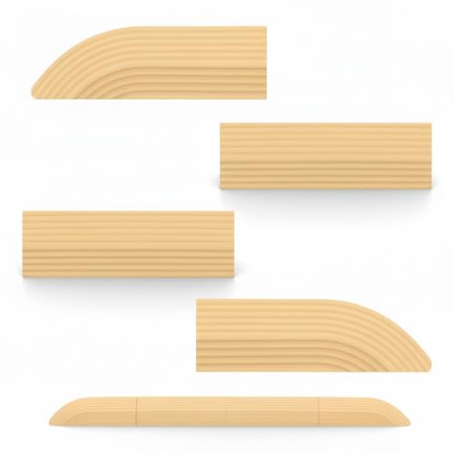 Rampa per Soglia Porta per Robot Aspirapolvere Antiscivolo, Rampe per Soglia Porta in TPE, Rampa per Robot Aspirapolvere Lunghezza Regolabile, per Robot Aspirapolvere (Beige, 68,6 cm)