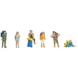 ✅ altamente dettagliato: il set contiene sei personaggi colorati a mano che rappresentano diverse scene di autostop e backpacking.