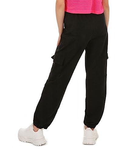 Dykmod Mädchen Hose Cargohose Weites Bein Jogginghose Freizeithose hk425 152 Schwarz