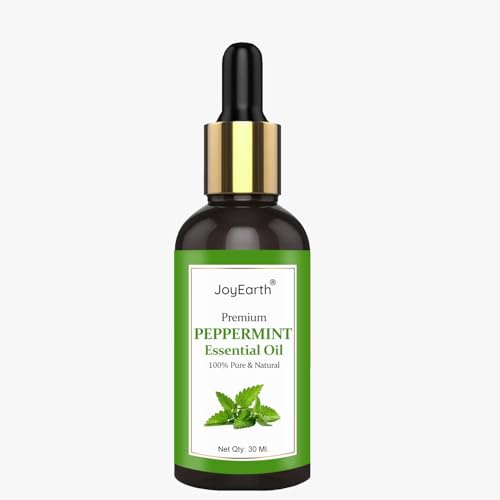 Image of JOYEARTH Peppermint Essential Oil For Hair, Skin, Massage 30 ml (Pack of 1)