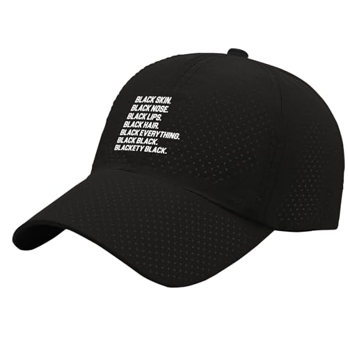 Black Black Blackety Black Sun hat Funny Cap for Son2