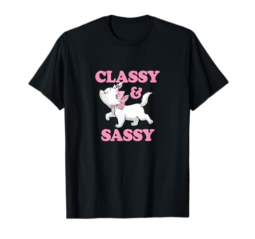 T-shirt Disney Marie The Aristocrats imprimé de haute qualité style vintage