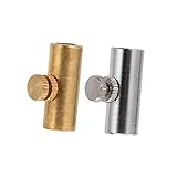 FUNOMOCYA 2個ウルフトーンエリミネーター チェロ用 アジャスタブル式 ウルフトーン対策 ミュートアクセサリー 高耐久銅素材 転可能 演奏練習用