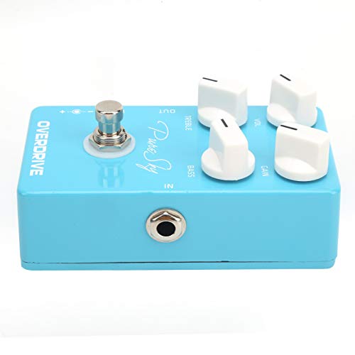 Overdrive Pédale Guitare Électrique Effet True Bypass EQ Accessoires pour Instruments de Musique Bleu - Les Beatles, Paul McCartney, John Lennon, RIngo Starr, George Harrison Overdrive Pédale Guitare Électrique Effet True Bypass EQ Accessoires pour Instruments de Musique Bleu – Image 4