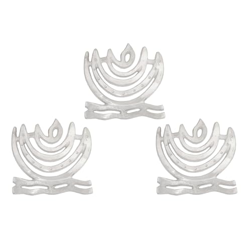 Image of Vastu Aluminium Helix for Vastu Remedy |Size- 4 Inch Approx | Vastu Remedies for Toilet - Door | Zone Correction | Vastu Dosh Nivaran Remedy | Pack of 3 |