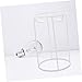 POPETPOP Metal Lampshade Frame for DIY Table and Pendant Lights E27 Compatible Industrial Lamp Shade Bracket Decorative Wire Lamp Holder Easy to Assemble 1-Piece Set