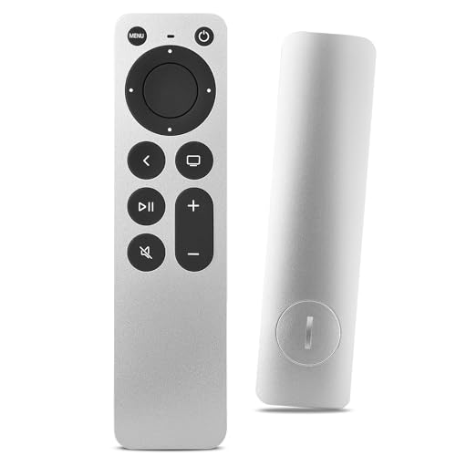 Replacement Remote Control for All Apple TVs: for Apple 4K/ Gen 1 2 3 4/ HD A2169 A1842 A1625 A1427 A1469 A1378 A1218 with TV Control Function