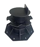 Ceta Adjustable Decking Pedestal, Pack of 30, 60mm-135mm, Shed Base, Riser Bearing Support, Shed Support, Feet Suitable for DIY Projects, Deck Levelling, Shed Levelling