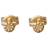 (エテ) ete K18YG フルール ピアス(誕生石 1・2・3・6・8・10・11・12月) 270867-270878 FREE D