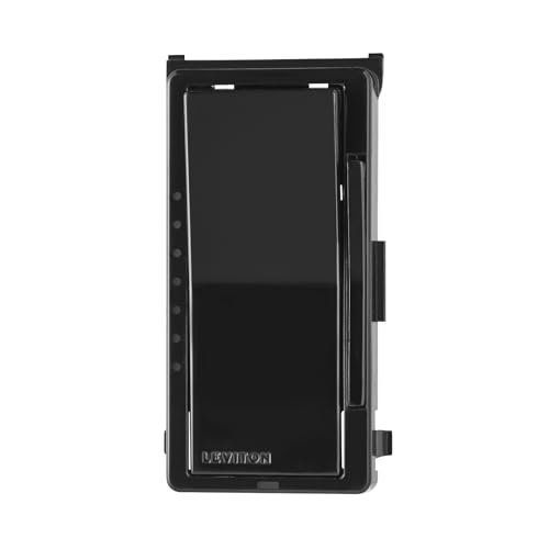 Image of Leviton Color Change Faceplate Only - Compatible with Decora Smart and Decora Digital Switches (Switch Not Included), DDKIT-SE, Black