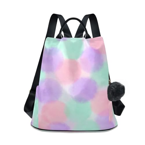 Mochila de acuarela para mujer antirrobo que soluciona la falta de seguridad