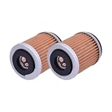 5H0-13440-09 Motorcycle Oil Filter for for Yamaha XC125 YJ125 2006-2009 150 1998 1999(2PC)
