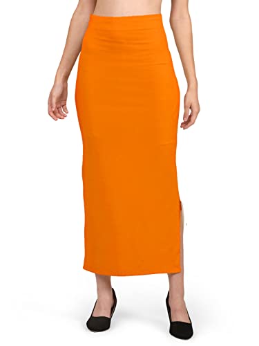 Image of Mehrang Stretchable Saree Shapewear Petticoat for Women, Cotton Blended,Petticoat,Skirts for Women,Shape Wear Dress for Saree