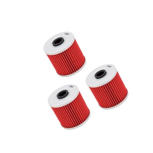 Filtro de aceite de alta filtración para KSF250 y MOJAVE 250, purifica y protege tu motor (3 uds)