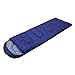 Luzhengyang Ultra Adult Hooded 3 Season Sleeping Bag for Camping Hiking, Portable Envelope Sleeping Bag with Comfortable Barrel Design, Weight and Warm Outdoor Gear - 0.7kg-Navy