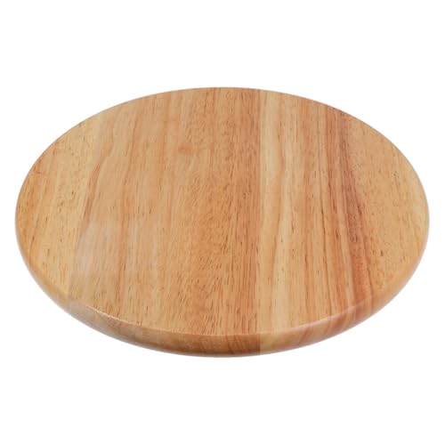 Assise Tabouret D'assise Partiellement Ronde en Bois Naturel 35 Cm, Siège Confortable et Résistant la Déformation, pour Restaurant et Café