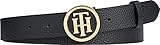 Dieser TOMMY HILFIGER Gürtel mit der schicken runden Logo-Schnalle verwandelt jedes Ihrer Outfits in einen schicken Trendlook. Noch dazu verpasst er Ihnen den optimalen Halt, sodass Sie sich keine Gedanken um rutschende Kleidung machen. Überzeugen Sie sich selbst! Weite 115