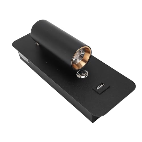 Qcwwy57myz39dgs LED-Wandleuchte mit USB Schwarz